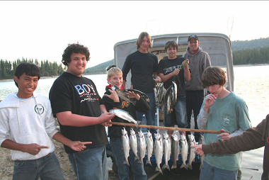 April fishing 15" average
